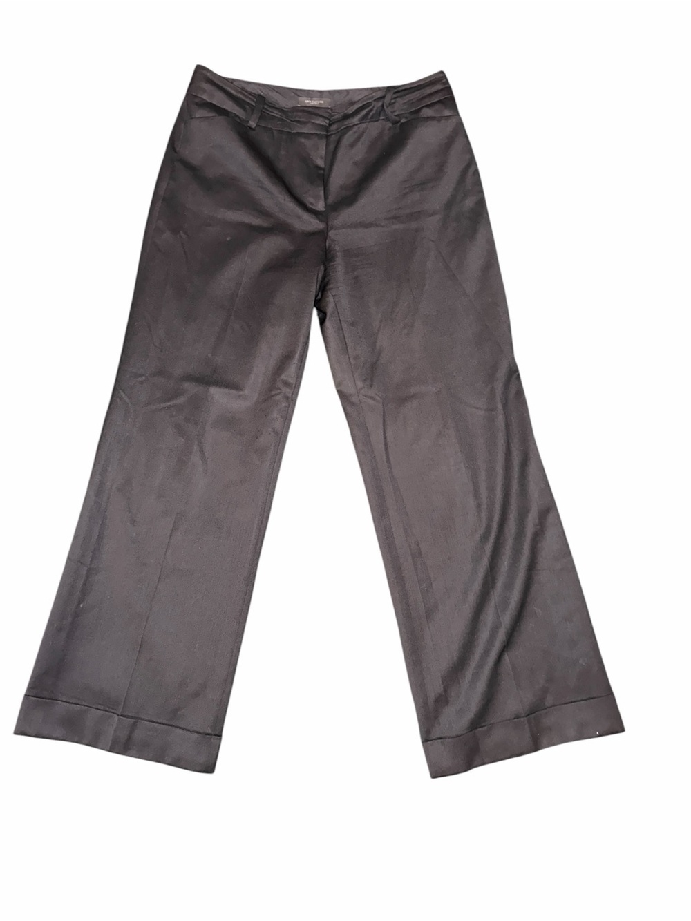 Ann Taylor Black Wide-Leg Dress Pants